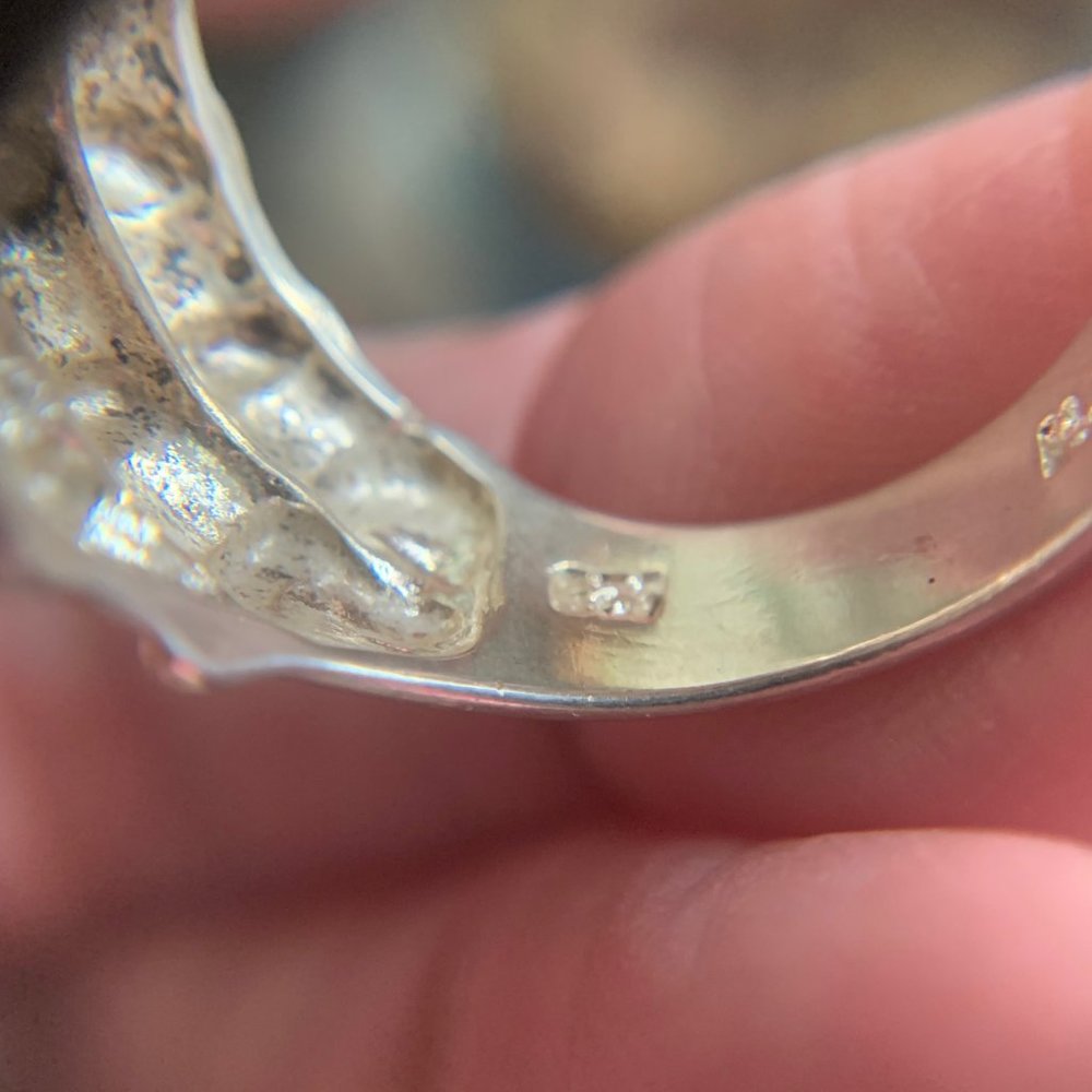 Sterling Heart Ring - image 6